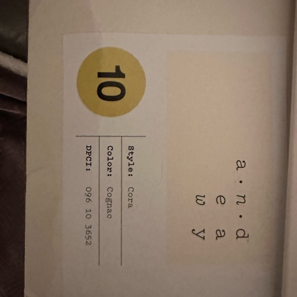 Cognac lace up ankle boots - Picture 5 of 5